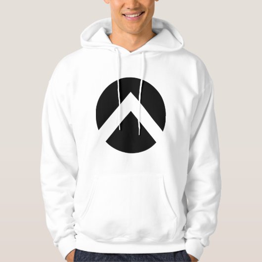 Veste À Capuche Flèche circulaire Chevron (Devant)