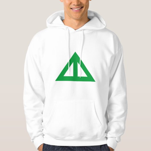 Veste À Capuche Flèche triangulaire divisée (Devant)