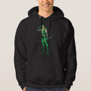 Veste À Capuche Flèche verte avec cible