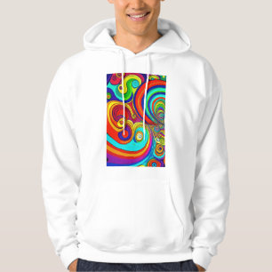 Veste À Capuche Flèches Super colorées arc-en-ciel