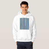 Veste À Capuche Fleur bleue (Devant entier)