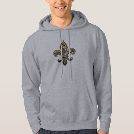 Veste À Capuche Fleur de Lis Unisex (Devant)