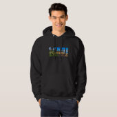 Veste À Capuche Fleur des îles Hawaii de Maui (Devant entier)