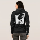 Veste À Capuche Fleur Doodle de MRNStudios (Dos entier)