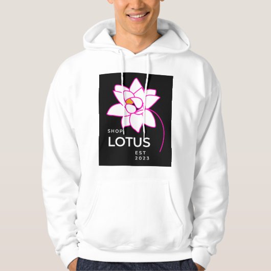 Veste À Capuche Fleur LOTUS (Devant)
