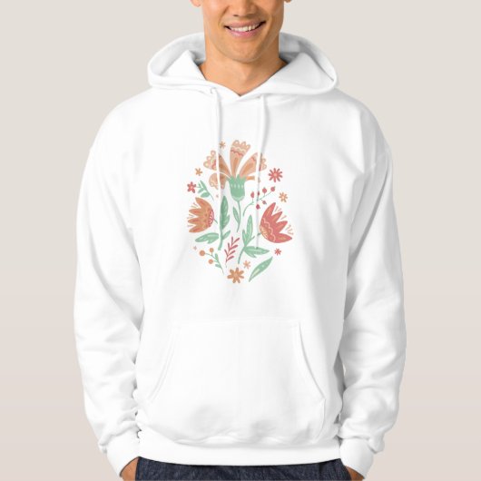 Veste À Capuche Fleur sauvage (Devant)