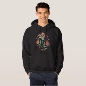 Veste À Capuche Fleur sauvage (Devant entier)