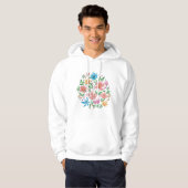 Veste À Capuche Fleur sauvage (Devant entier)