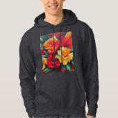 Veste À Capuche Fleurs d'Automne (Devant)