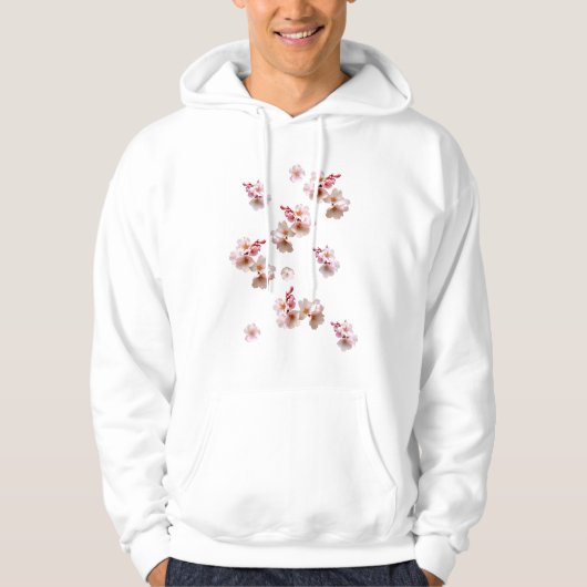 Veste À Capuche Fleurs de cerisier florales (Devant)