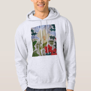 Veste À Capuche Fleurs d'hiver & Holly