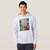 Veste À Capuche Fleurs d'hiver & Holly (Devant entier)