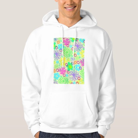 Veste À Capuche Fleurs graphiques (Devant)