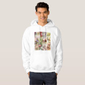 Veste À Capuche Fleurs vintages (Devant entier)