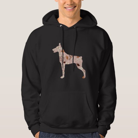 Veste À Capuche Floral Doberman 514 (Devant)