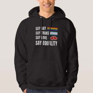 Veste À Capuche Florida Gay Say Gay Say Trans Stay Fier LGBTQ Gay