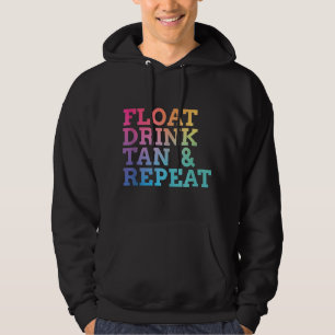 Veste À Capuche flotter boire tan répétition été Piscine de plage