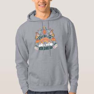Veste À Capuche Focus sur la gentillesse graphique Super
