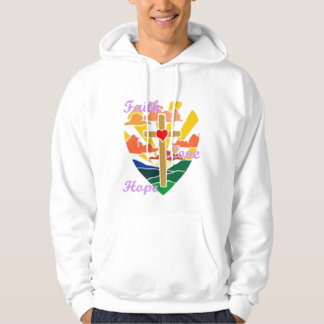 Veste À Capuche Foi, amour, espoir