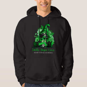 Veste À Capuche Foi Espoir Amour Ruban de sensibilisation au gnome