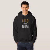 Veste À Capuche Folle de boire du gin gin (Devant entier)