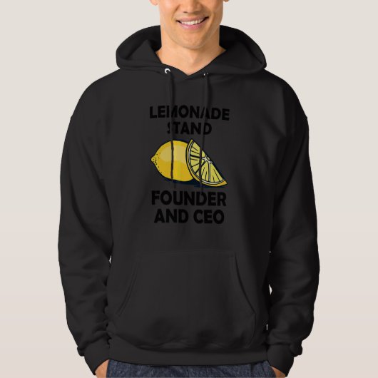Veste À Capuche Fondatrice et PDG du stand de limonade (Devant)