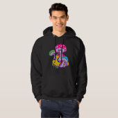 Veste À Capuche Fondre le crâne psychédélique (Devant entier)