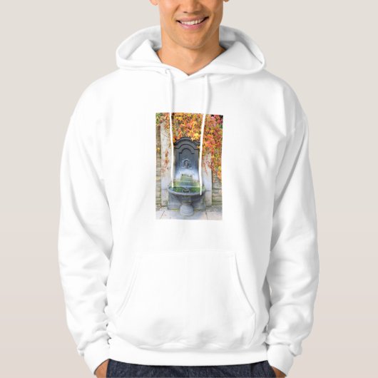 Veste À Capuche Fontaine d'eau potable en automne, Hongrie (Devant)