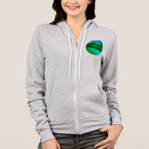 Veste À Capuche Football Neon Vert