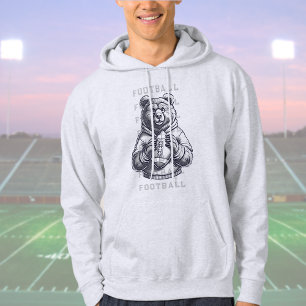 Veste À Capuche Football personnalisé ours moderne
