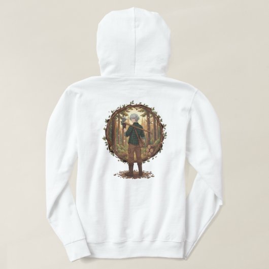 Veste À Capuche Forest Guardian Anime (Design dos)