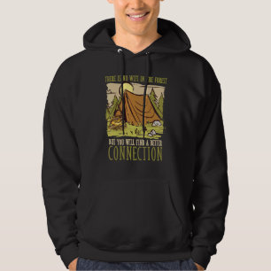 Veste À Capuche Forêt Camping Montagne Wifi Famille Bonhomme