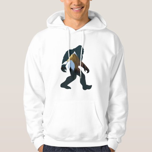 Veste À Capuche Forêt de nuit Bigfoot (Devant)