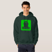 Veste À Capuche Forme de navire - Vert (Devant entier)