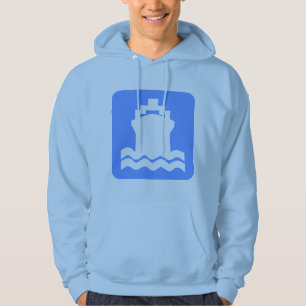 Veste À Capuche Forme du navire - Bleu bébé