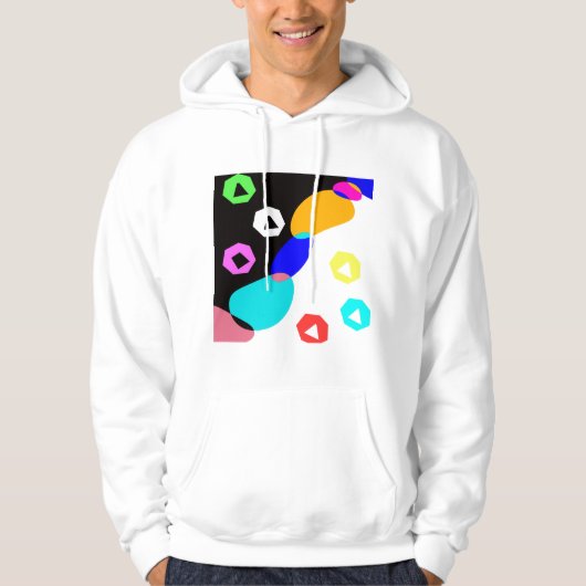 Veste À Capuche Formes colorées (Devant)