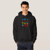 Veste À Capuche Formule Mathématique Joyeux 100 Jours D'école 100è (Devant entier)
