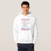 Veste À Capuche Formule physique : blague (Devant entier)