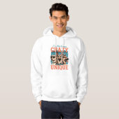 Veste À Capuche Fou amoureux de chien unique (Devant entier)