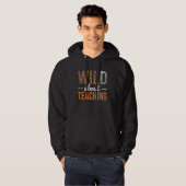 Veste À Capuche Fou de l'enseignement - Conception motivationnelle (Devant entier)