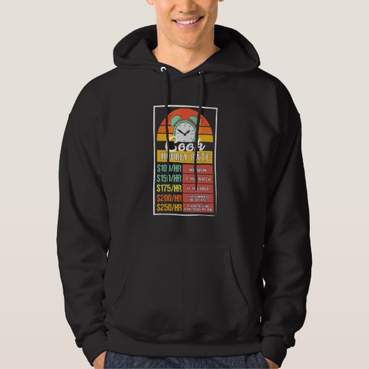 Veste À Capuche Fourchette horaire de cuisson gag (Devant)