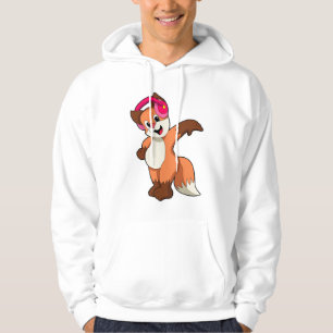 Veste À Capuche Fox à la musique avec casque