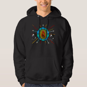 Veste À Capuche Fractale Kokpelli indigène (de luxe hoody des