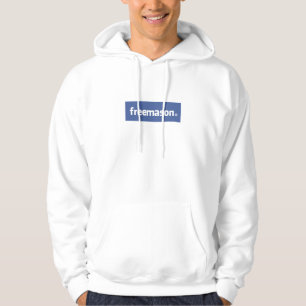 Veste À Capuche Franc-maçon, logo de style de Facebook avec petit