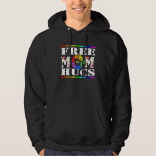 Veste À Capuche Free Mom Hugs Rainbow Heart LGBT Pride Mois 4