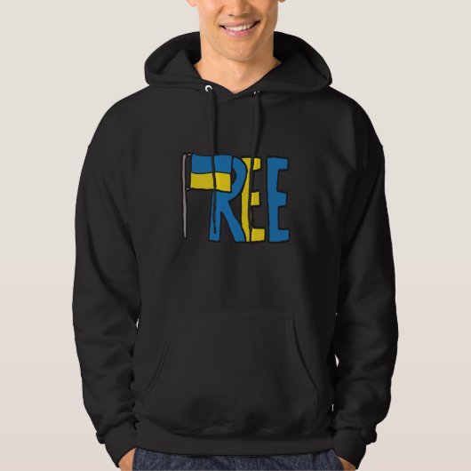 Veste À Capuche Free Ukraine (Devant)