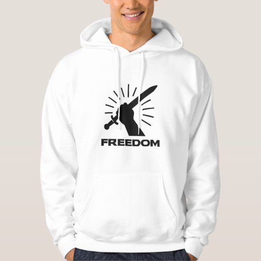 Veste À Capuche freedom sword graphic (Devant)