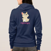 Veste À Capuche Frenchie heureux (Dos)
