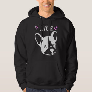 Veste À Capuche Frenchie Love Est Français Bulldog Mignonne Belle