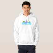 Veste À Capuche FRIENDS™ | Logo avec icônes (Devant entier)